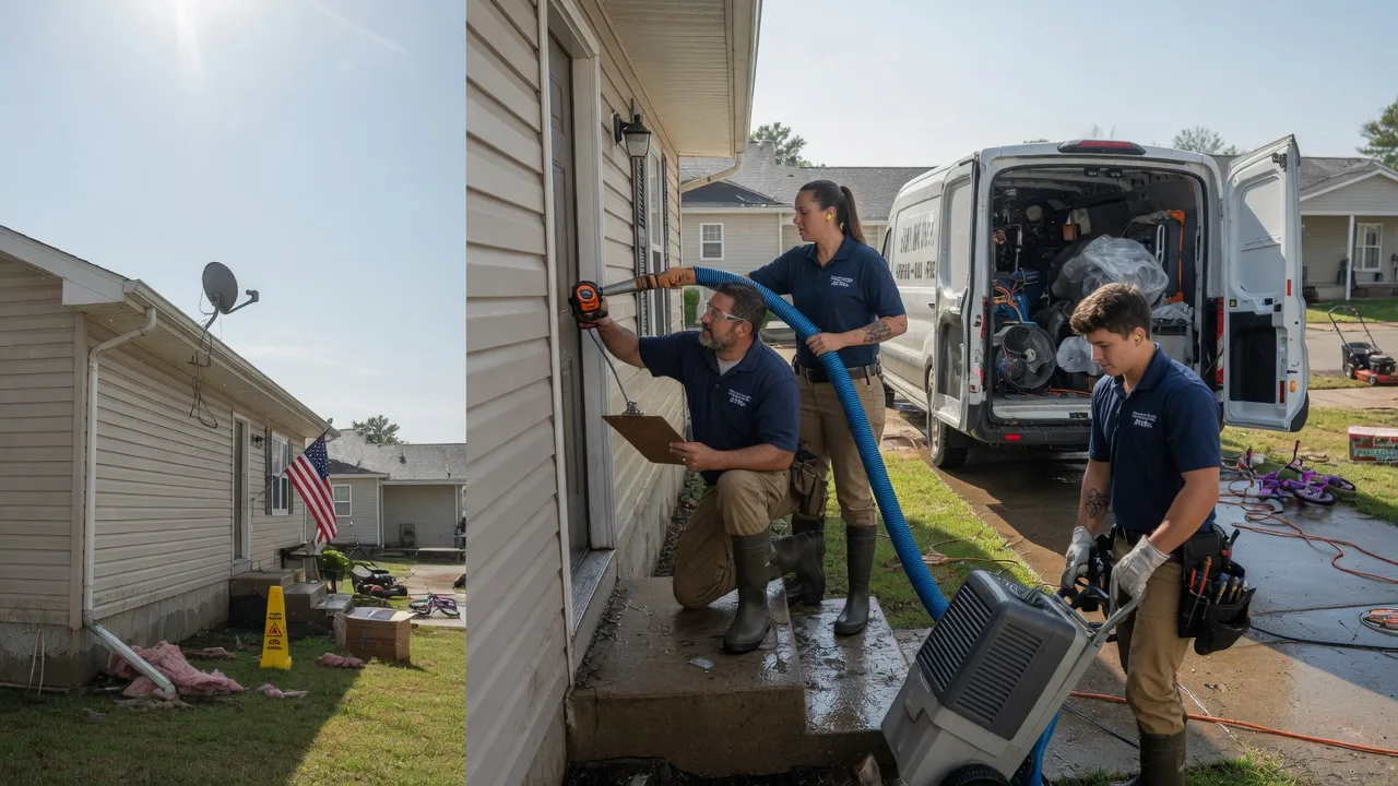 Ceiling Water Damage Restoration in Burns Flat, OK near me